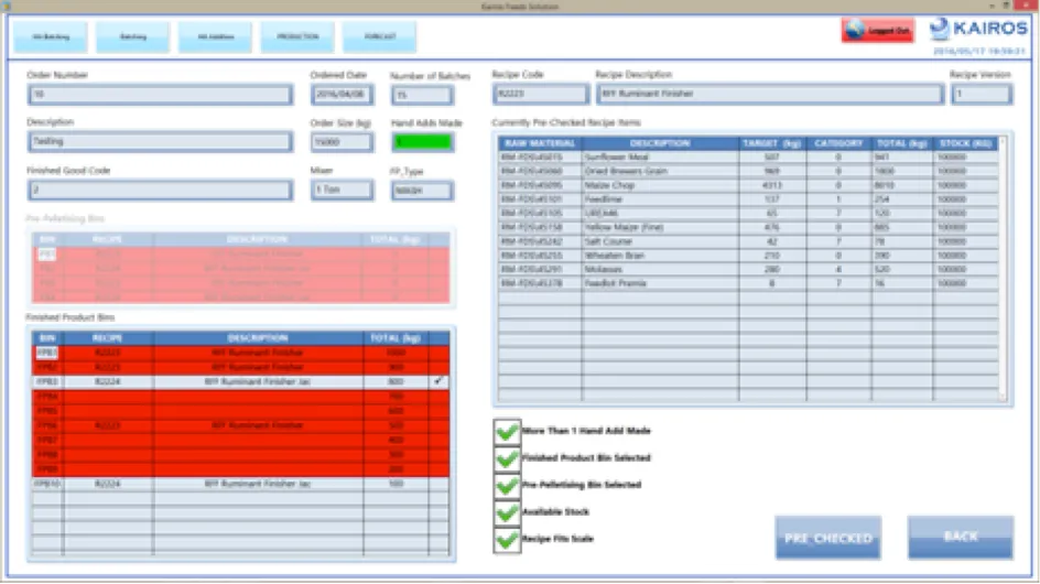 Production planning & scheduling module — AutoMill product screen